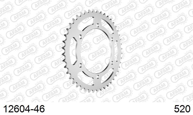 12604-46 звезда задняя YAMAHA XJ 6 (ведомая) стальная, 520, AFAM