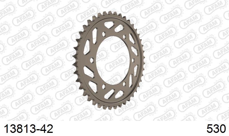 13813-42 звезда задняя SUZUKI GSX 1000, YAMAHA YZF 1000 (ведомая