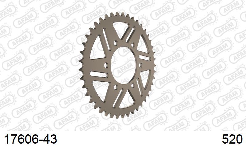 17606-43 звезда задняя KAWASAKI Z1000, ZX1000, ZX900 (ведомая