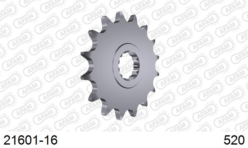 21601-16 звезда передняя KAWASAKI ZX 6 R (ведущая) стальная, 520
