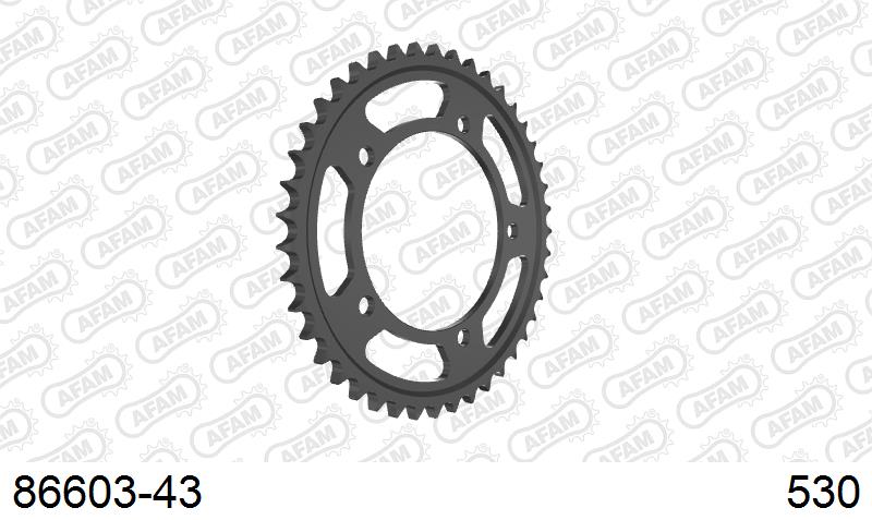 86603-43 звезда задняя SUZUKI GSF 1200 Bandit, SUZUKI SV 1000